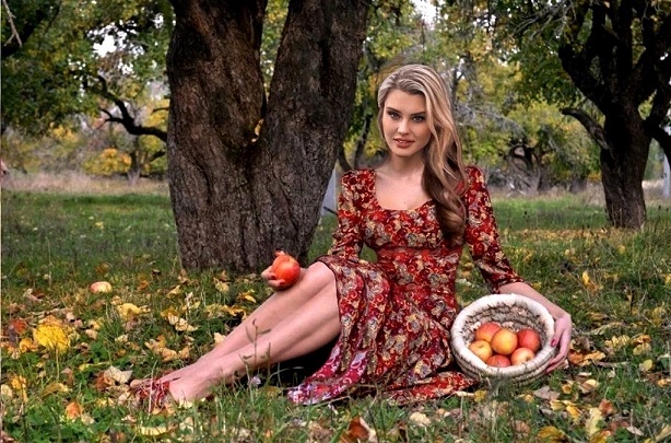 Красное Ситцевое Платье фото 20